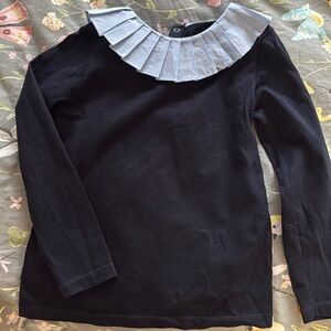 Jacadi Black Shirt with White Collar